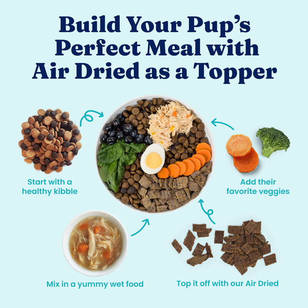 Air Dried Dog Food Topper & Treats Beef 1lb S571529