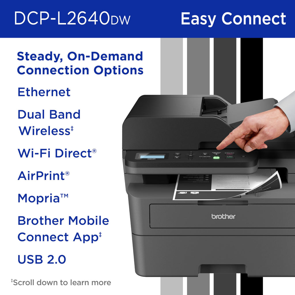 Wireless Compact Monochrome Multi-Function Printer X88853