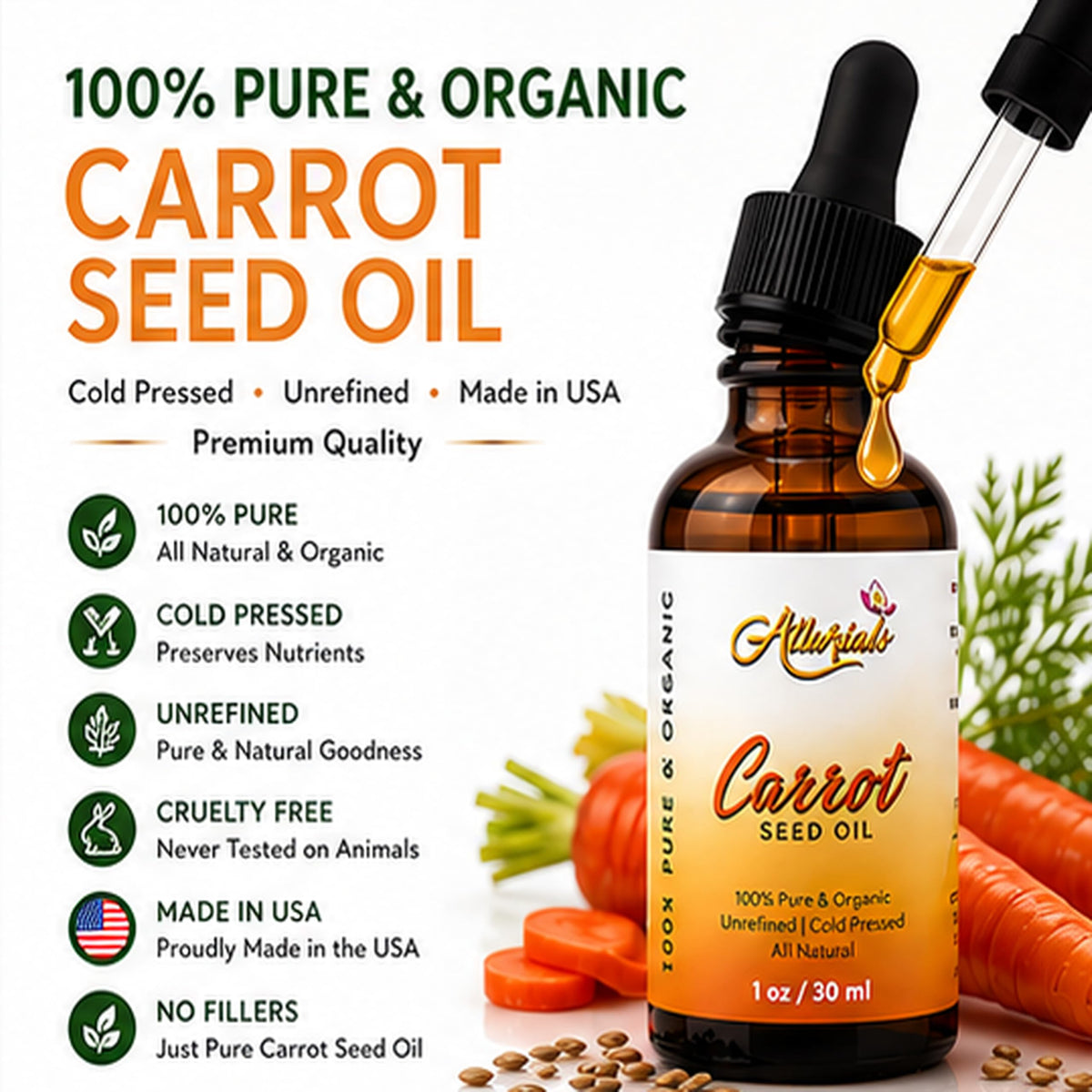 Carrot Seed Oil 1 Oz X841244