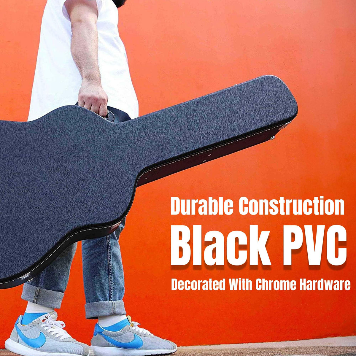 40-Inch Classical Guitar Hard Case with Lock and Key J329142