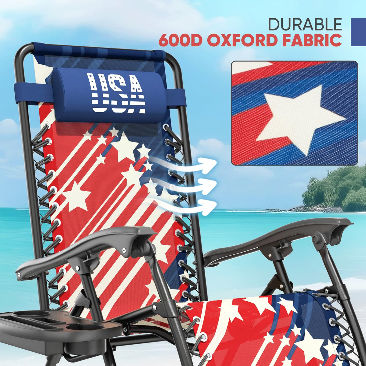 Zero Gravity Reclining Camping Chairs 2 Pack T79480