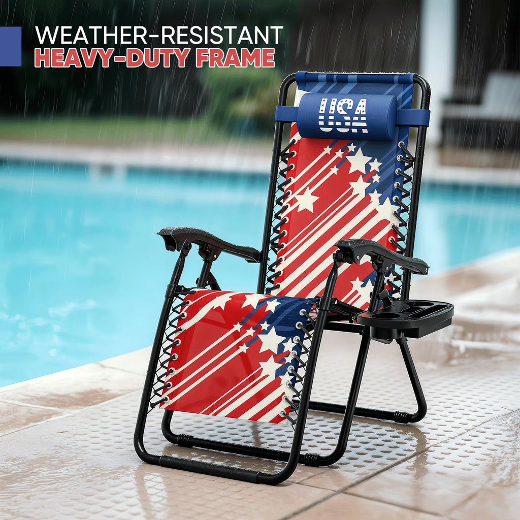 Zero Gravity Reclining Camping Chairs 2 Pack T79480