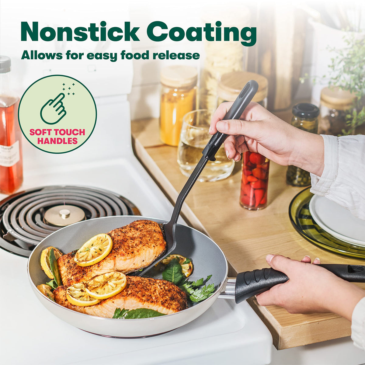 12 Piece Nonstick Red Cookware Set M955974